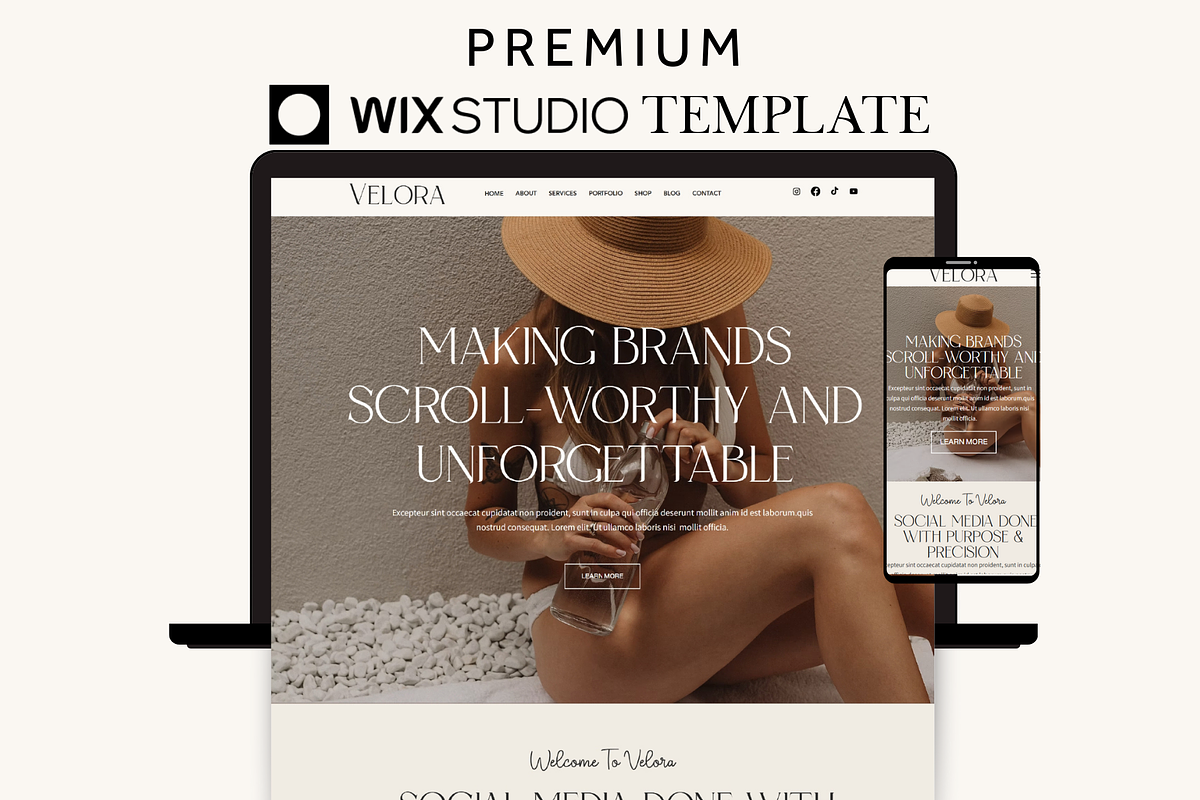 Premium Wix Studio Website Template