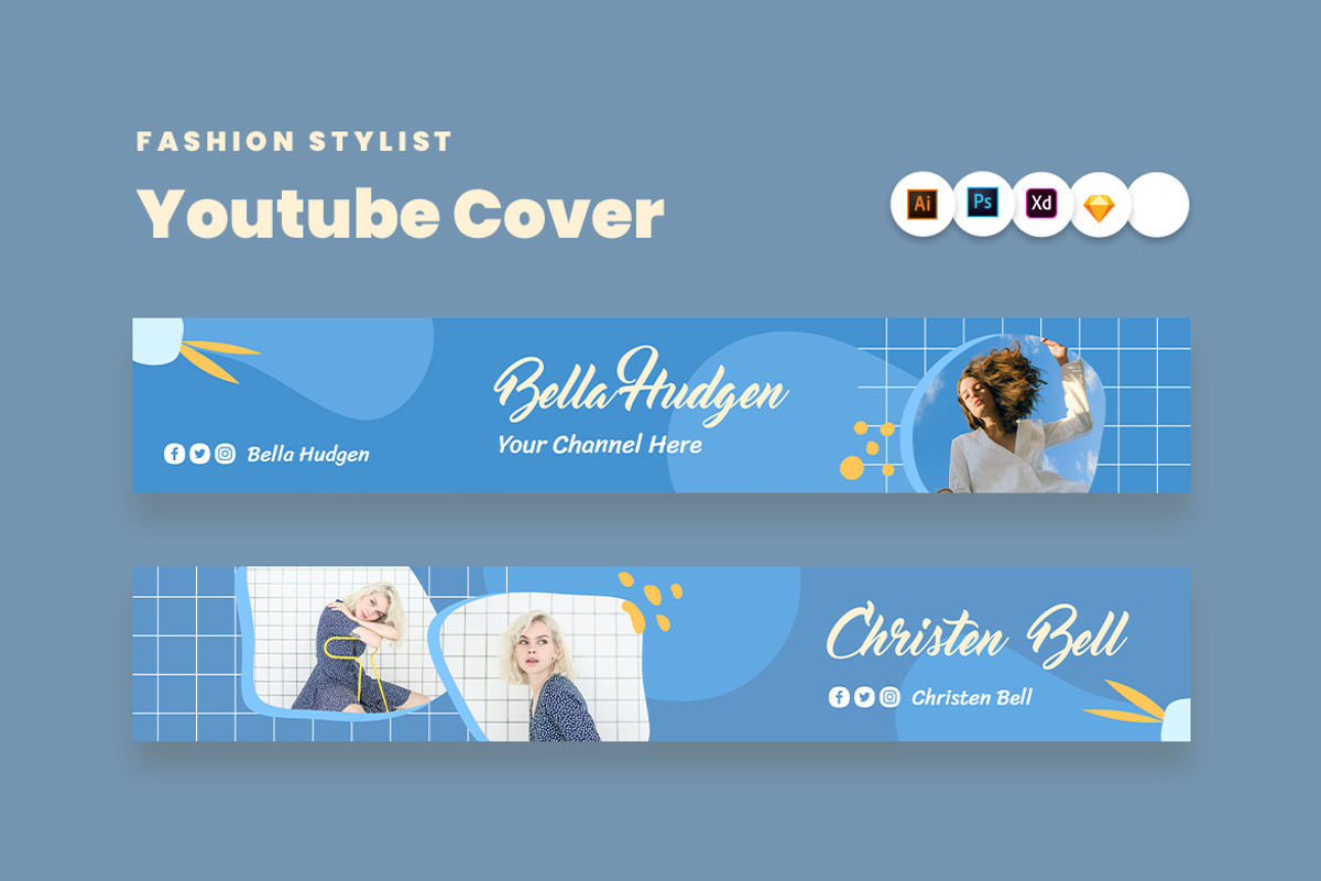 Fashion Stylist Youtube Cover, a Social Media Template by Rahardi Creative (Photo 4 of 4)