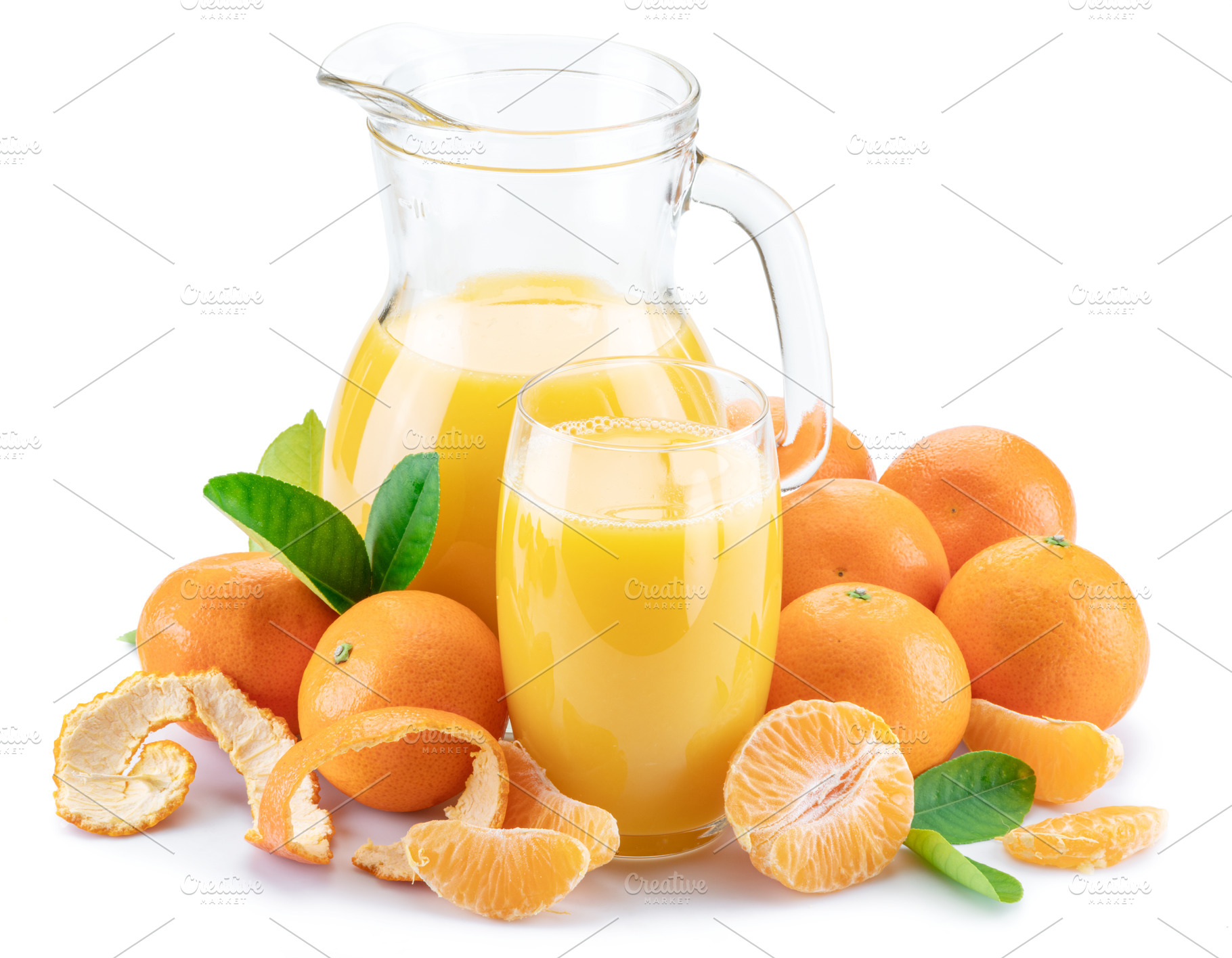 Orange tangerine fruits, a Food & Drink Photo by Volff