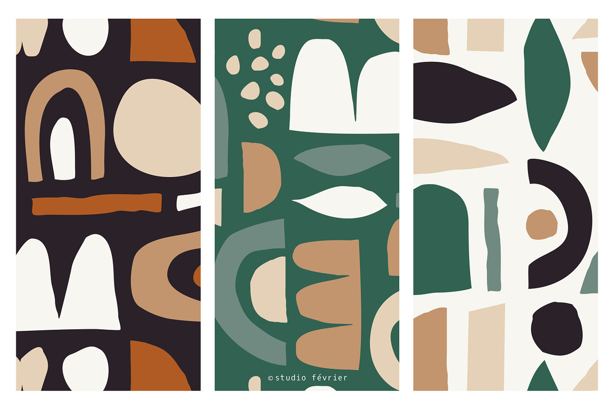 Paper Abstract 1 | Patterns + Shapes, a Pattern Graphic by Studio Fevrier (Photo 4 of 10)