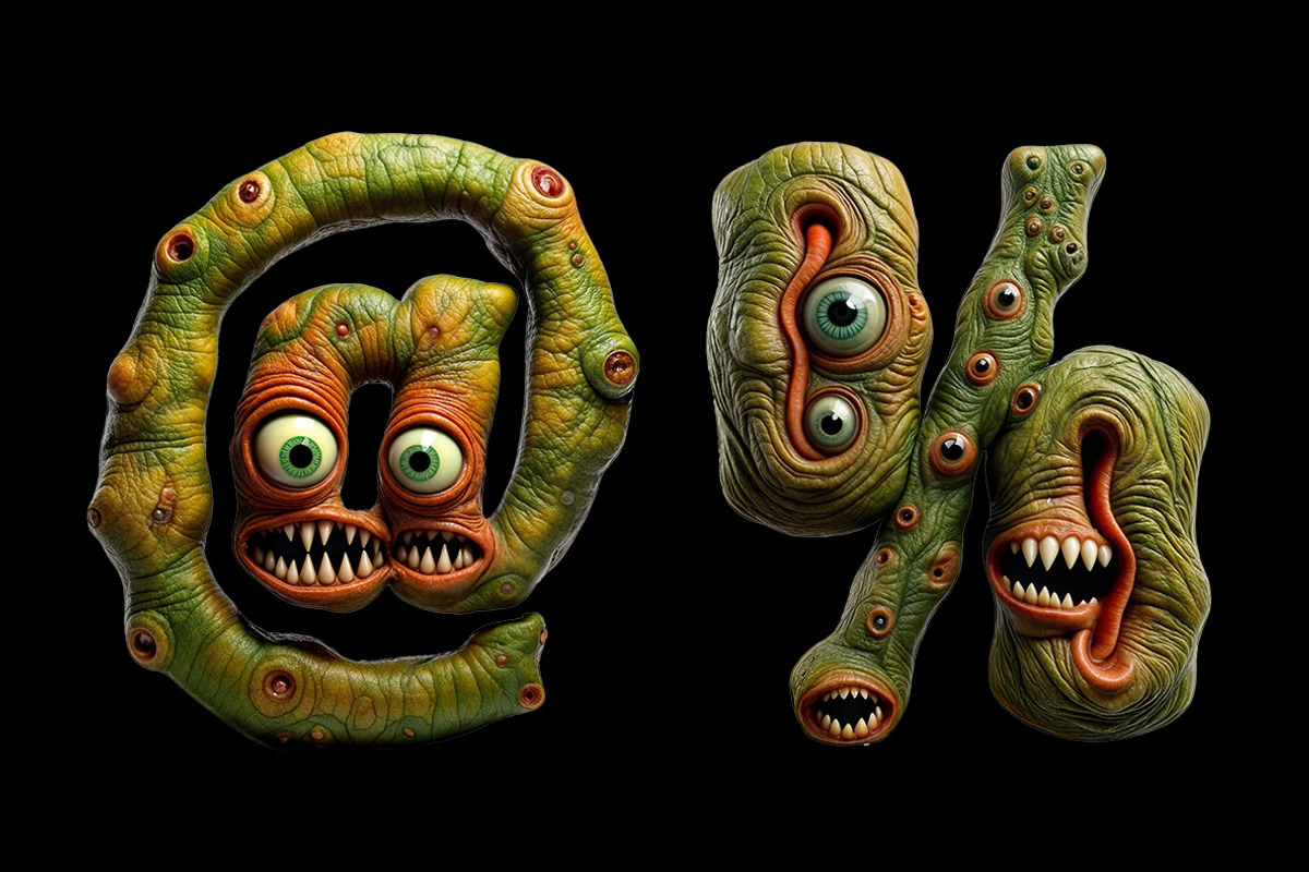 Ugly Monster Font, a Sans Serif Font by Handmadefont (Photo 8 of 10)