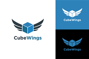 Cube Wings Logo, a Branding & Logo Template by zaqilogo