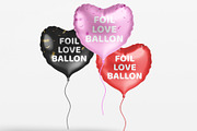 Heart Foil Balloon Mockup, a Product Mockup by SLAB! Design (Thumbnail 6 of 7)