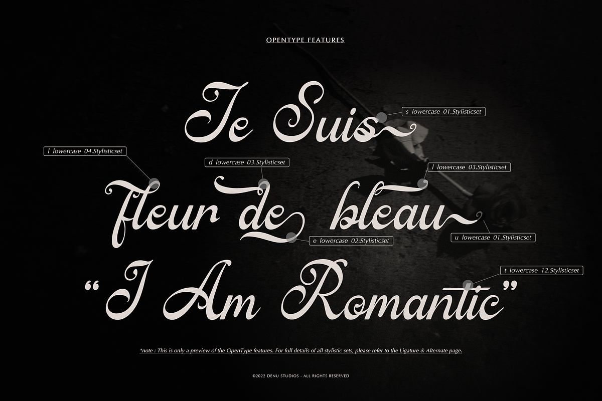 Ratfeylino | Elegant Calligraphy, a Script Font by Denustudios (Photo 7 of 12)