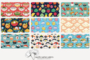 70 kawaii food seamless pattern, a Pattern Graphic by Poppy Lane Studio (Thumbnail 5 of 10)