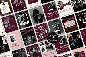 Marketing Agency Canva Instagram Kit, a Squarespace Template by Warmsoulgallery