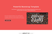 Bizness- Corporate Html Landing page, a Bootstrap Template by Pennyblack Templates (Thumbnail 7 of 7)