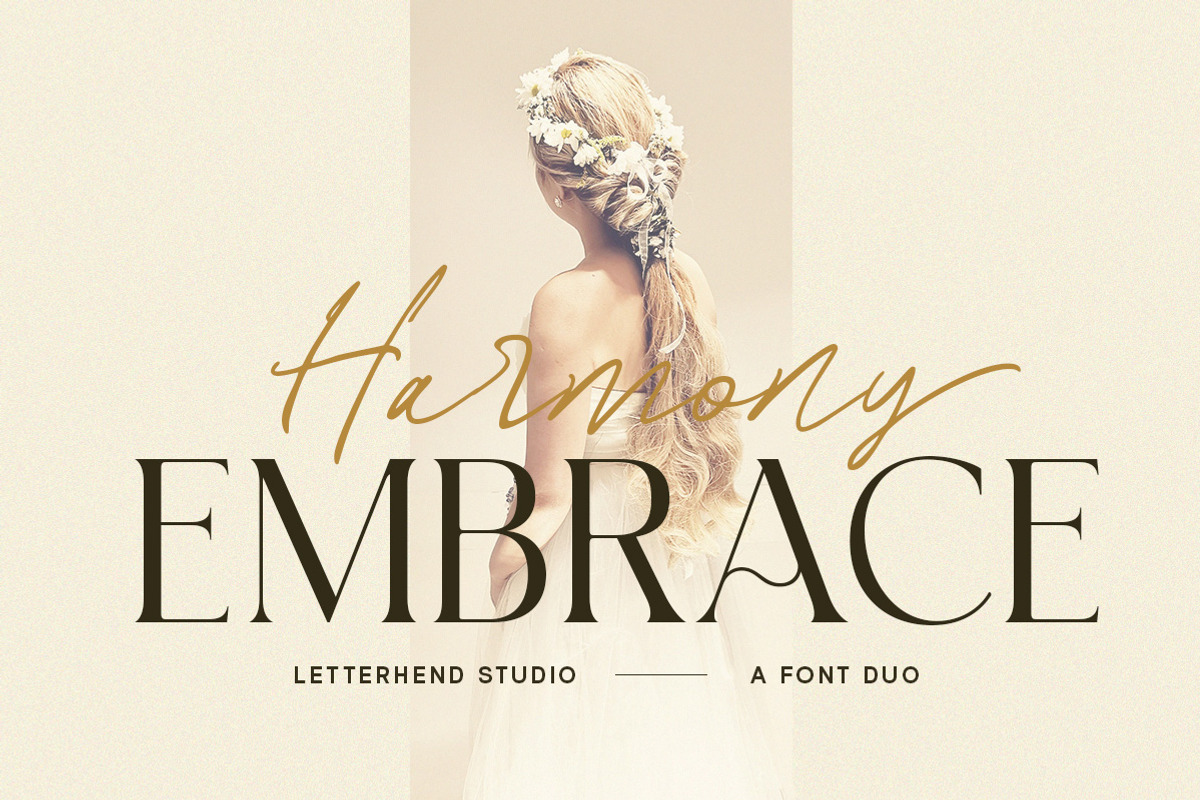 Harmony Embrace - A Font Duo, a Serif Font by Letterhend Studio (Photo 1 of 11)