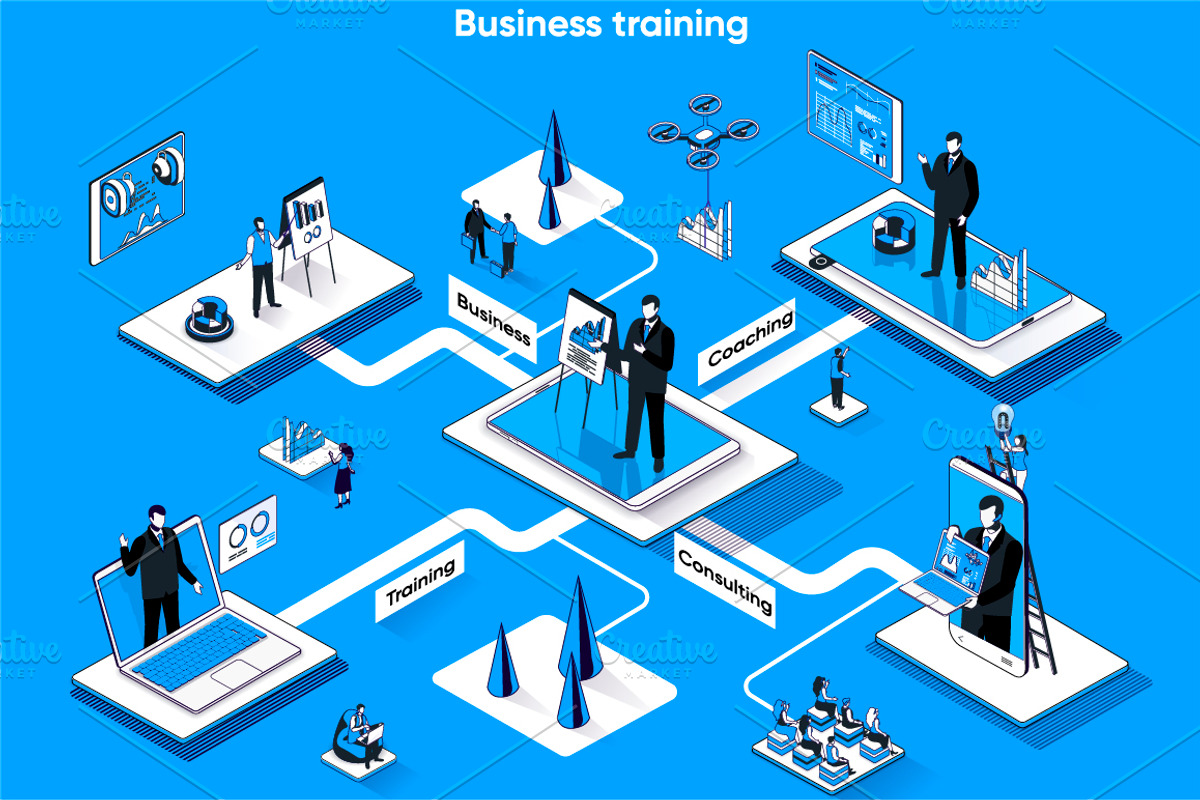 Isometric 3D Vector Illustrations, a Templates & Theme by alexdndz (Photo 5 of 32)