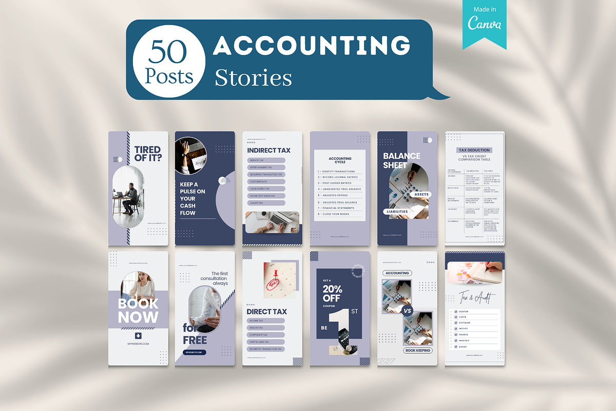 Accountant Posts - Canva Templates, a Social Media Template by Viral Content Design (Photo 10 of 15)