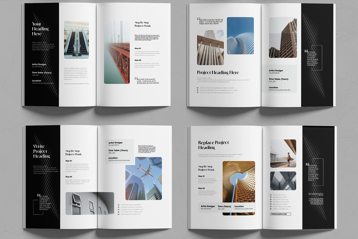 Modernist Architectural Portfolio preview 3