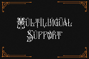 Blackshot - Blackletter Font, a Blackletter Font by RockboyStd (Thumbnail 10 of 12)