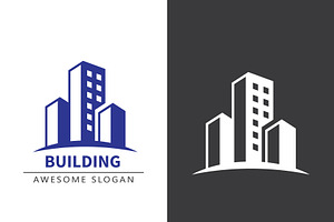 Tall building estate logo, a Branding & Logo Template by Toufiqul