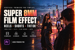 Super 8mm Reels Premiere Pro