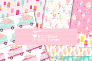 Ice Cream Party, Ice Cream Truck, an Illustration by Mia's Graphic Design (Thumbnail 8 of 9)