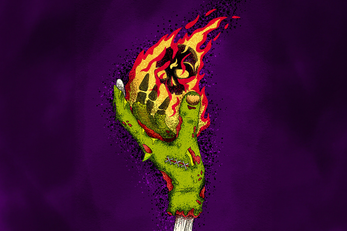 Optimus Grime Procreate Brushes, a Brush Add-On by Tim Hankins Design (Photo 4 of 6)