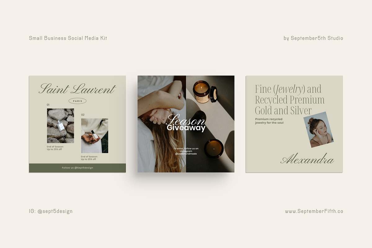Small Business Social Media CANVA+PS, a Social Media Template by September 5th (Photo 12 of 24)