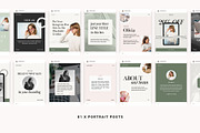 Victoria Social Media Templates, a Social Media Template by Big Cat Creative (Thumbnail 4 of 6)