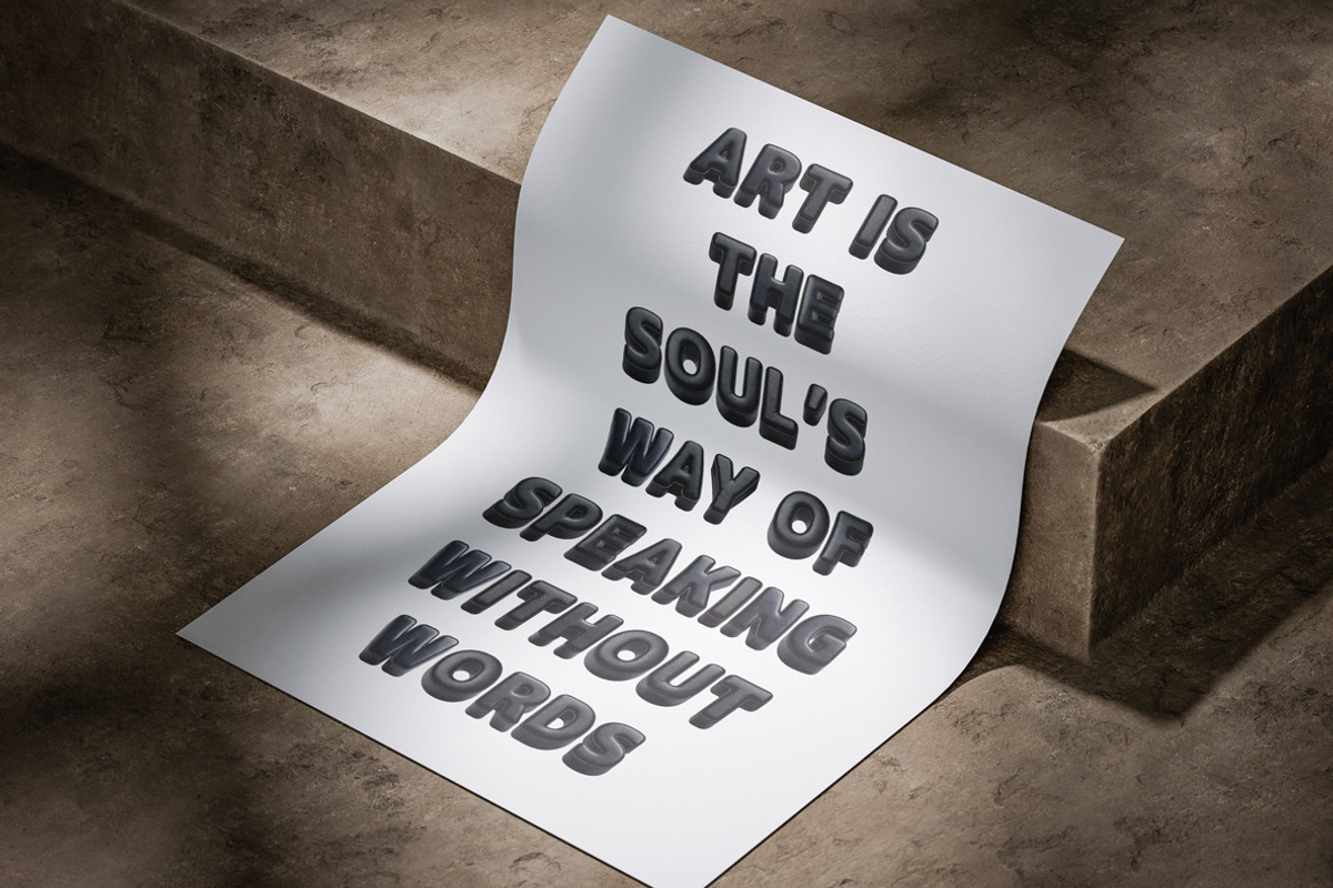 Black Leather Font, a Sans Serif Font by Handmadefont (Photo 8 of 10)