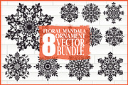 Mandala Laser Cut Files, an Illustration by balal (Thumbnail 1 of 9)