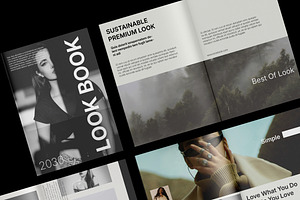 Fashion LookBook Magazine Template
