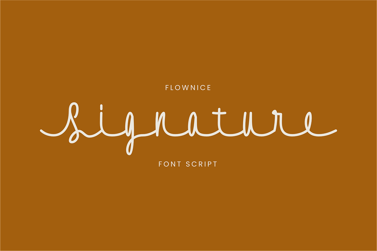 Flownice, a Handwritten Font by ahweproject (Photo 3 of 10)