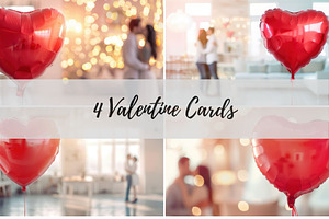 Romantic Valentine Card Backgrounds, a Holiday Photo by Mashimara
