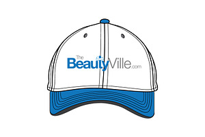 Curved Brim Baseball Hats - Template