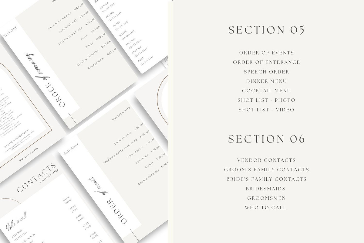 CANVA Wedding Weekend Itinerary, a Magazine Template by Jay Luxe Creative (Photo 5 of 6)