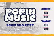 Sate Kopeng - Festival Display Font, a Font by twinstd (Thumbnail 8 of 9)