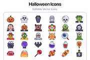 60 Halloween Hand Drawn Style Icons, an Outline Icon by Juicy Icons (Thumbnail 5 of 6)