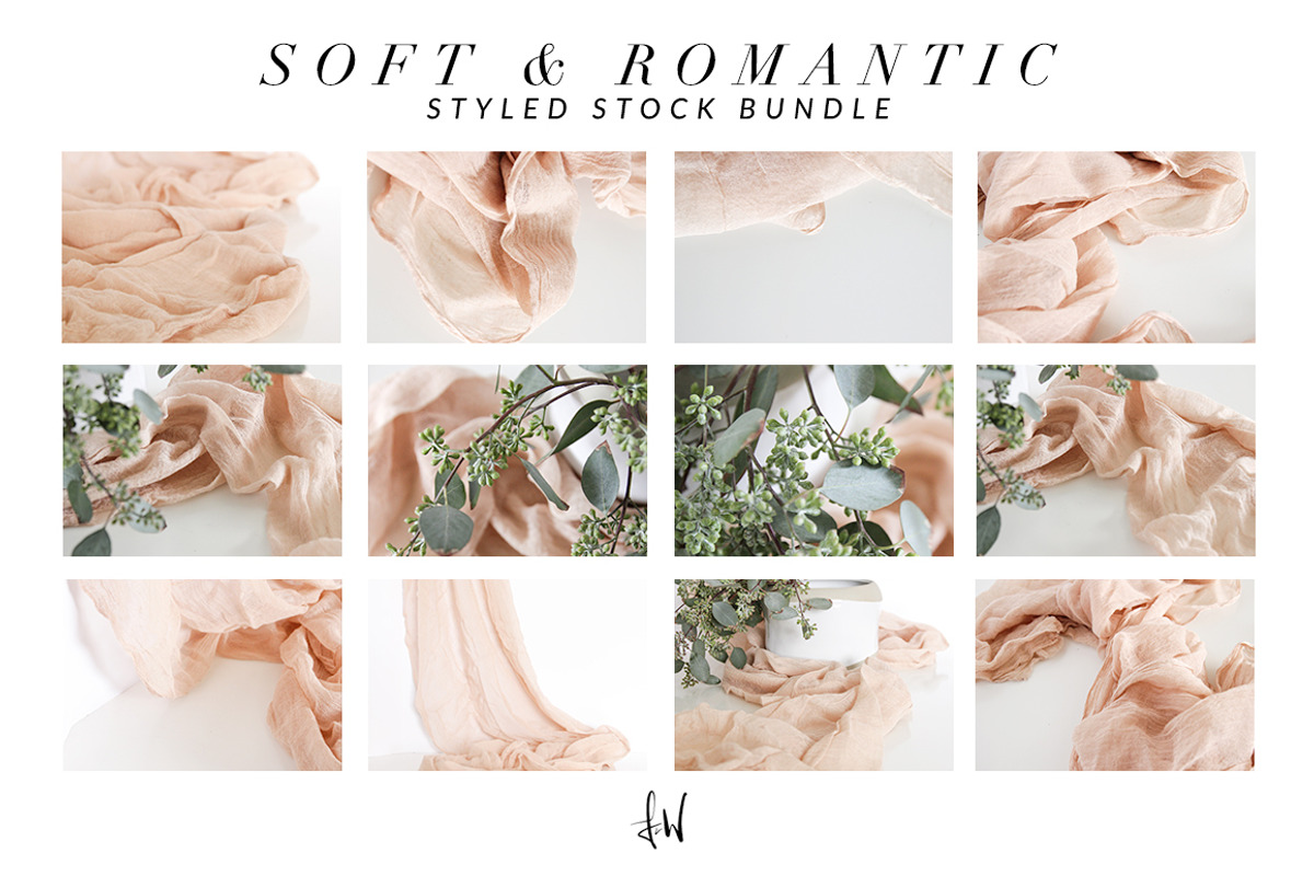 Soft & Romantic - Photo Bundle, a Product Mockup by Mother Creative