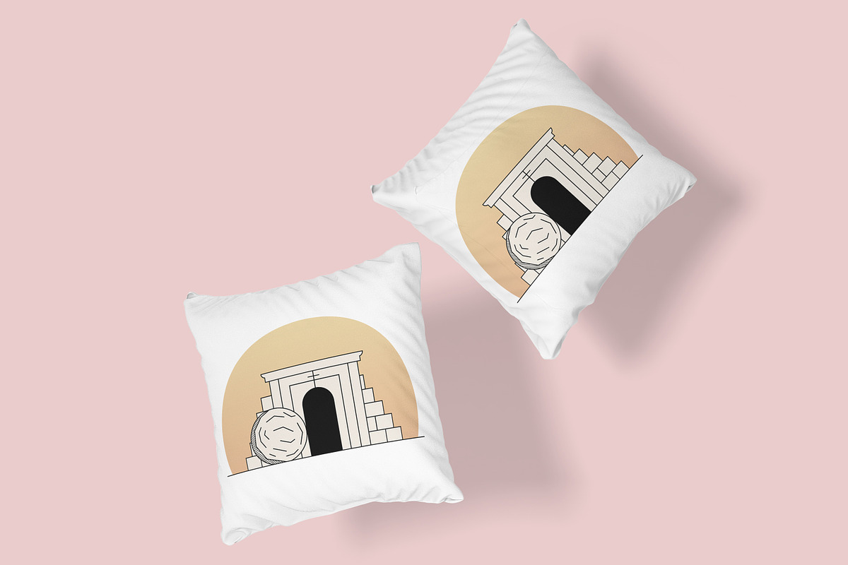 Christian Easter Empty Tomb Art svg, a Seasonal Illustration by Ghagra (Photo 5 of 7)