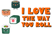Sushi Moshi - Delicious Display Font, a Sans Serif Font by Dm Studio (Thumbnail 4 of 9)