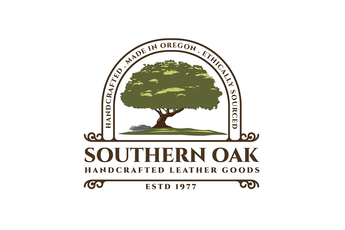 Vintage Style Oak Tree Logo, a Branding & Logo Template by Suhandi (Photo 3 of 4)