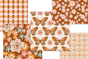 Marigold & Ginger 70s Patterns, a Pattern Graphic by Wild Twig Co (Thumbnail 3 of 7)
