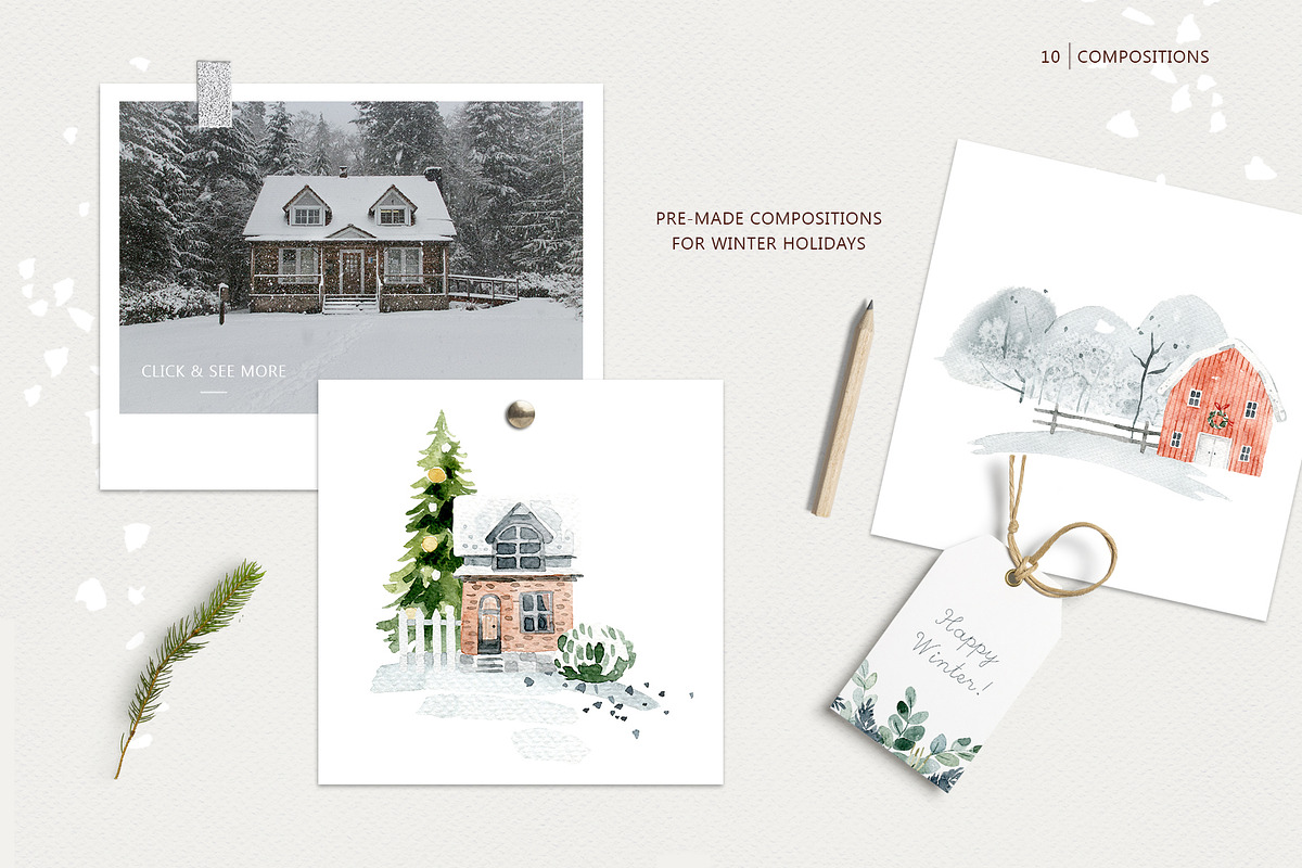 Winter Moments, a Person Illustration by svetsum (Photo 3 of 8)