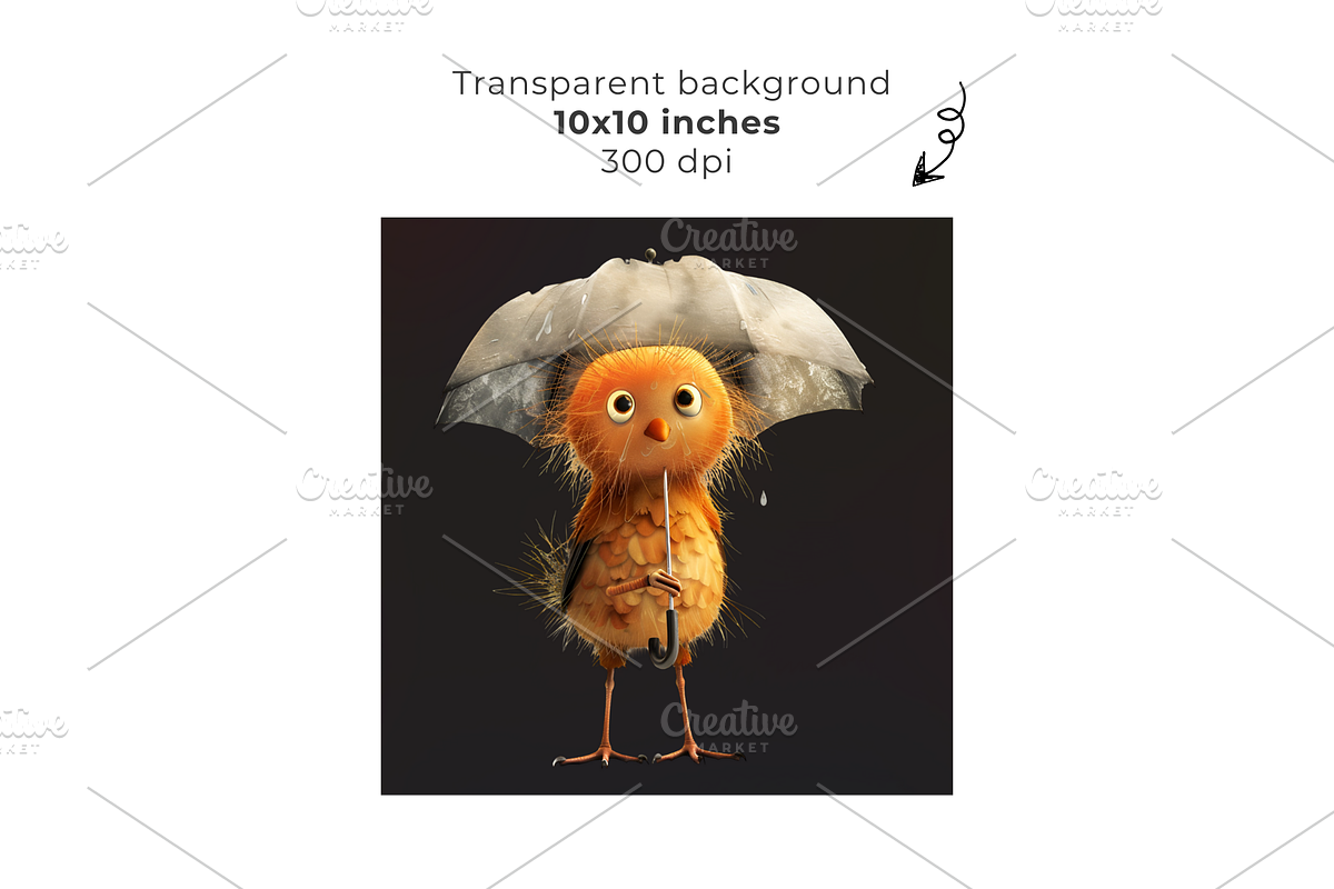 Quirky Bird Clipart, 47 PNG, an Animal Illustration by EllyandLima (Photo 2 of 6)