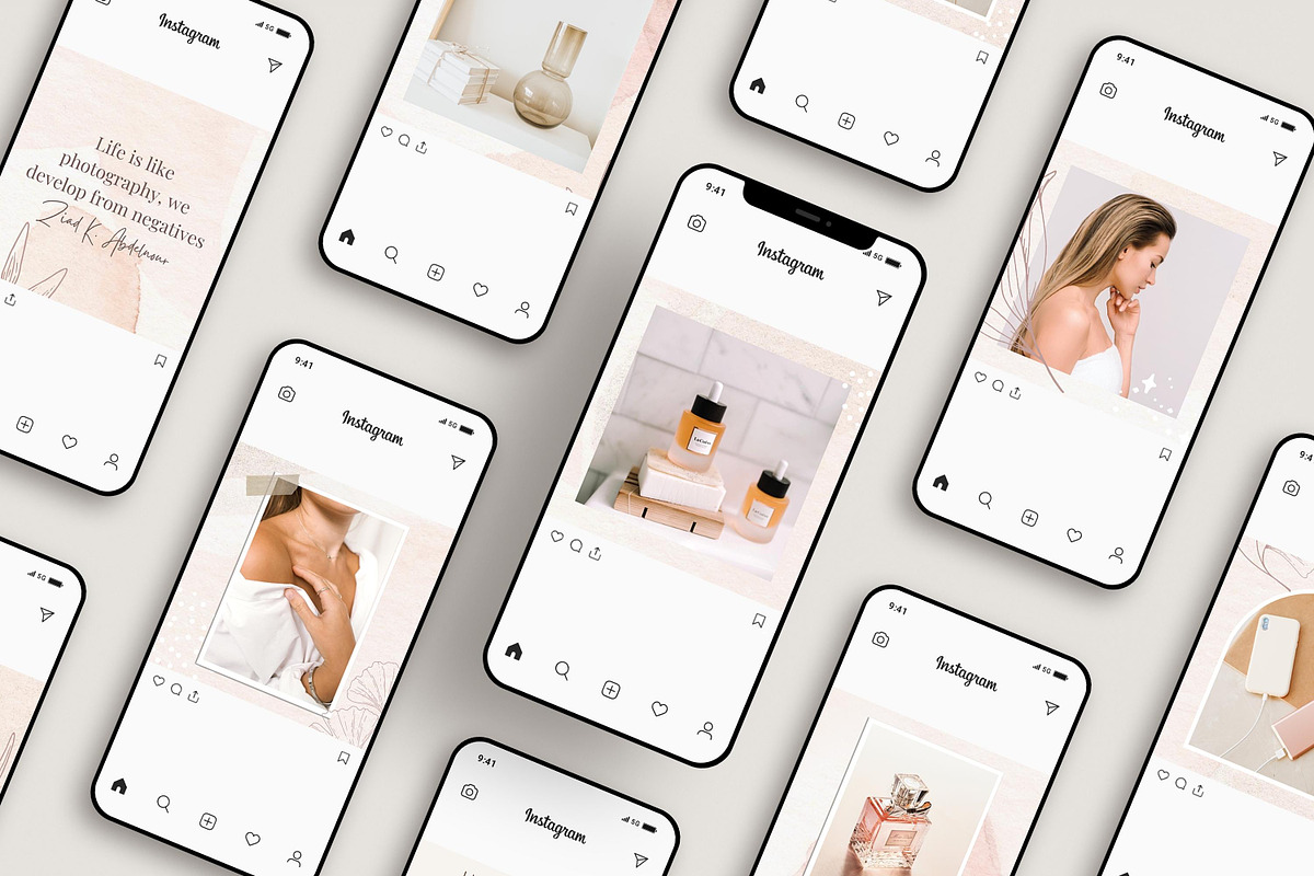 Canva Instagram Puzzle template, a Social Media Template by ...