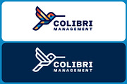 Geometric Outline Colibri Bird Logo, a Branding & Logo Template by Suhandi (Thumbnail 3 of 8)