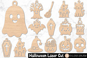 Halloween Laser Cut Bundle SVG, an Object Graphic by Rose Art (Thumbnail 3 of 3)