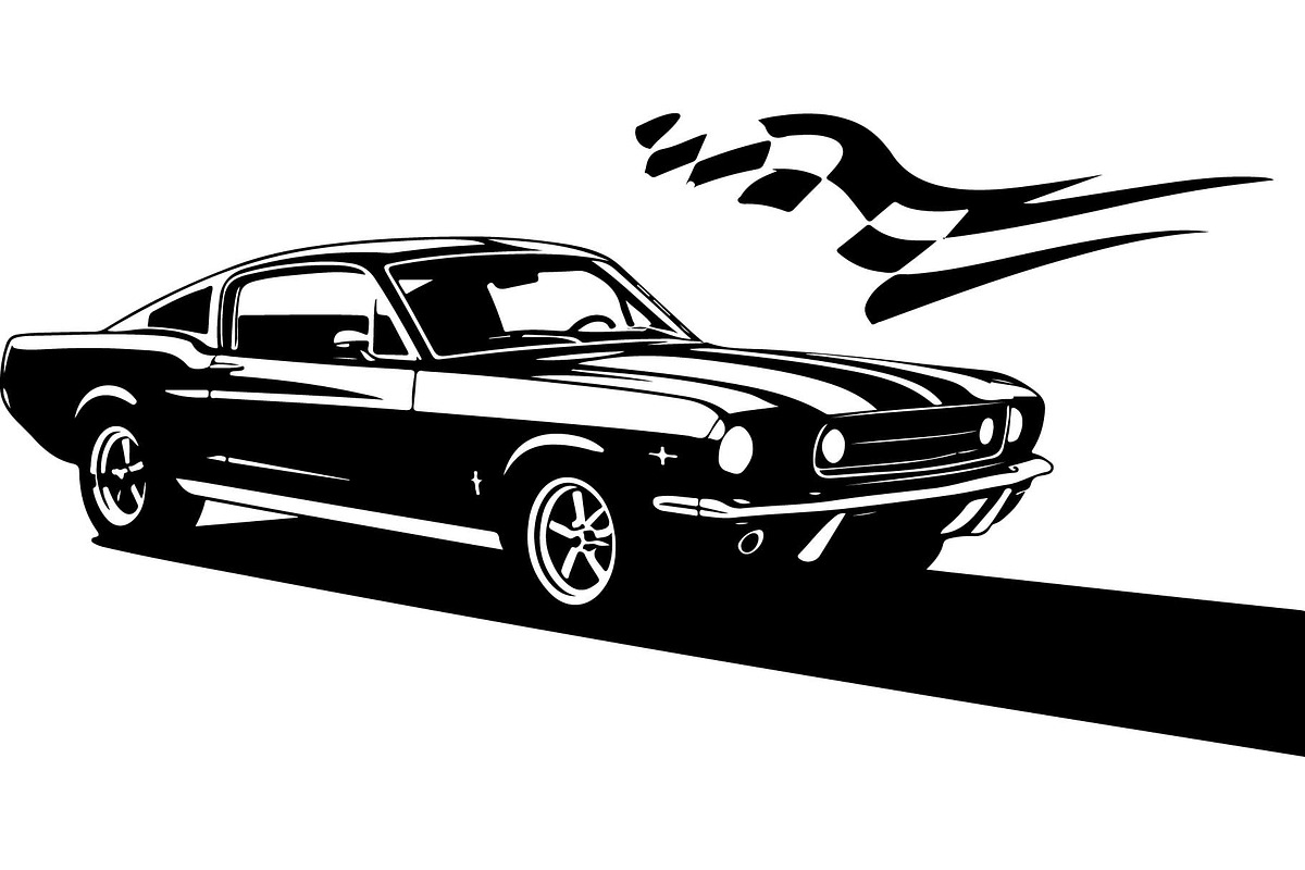 Classic Muscle Car SVG Bundle, an Object Graphic by Creativeshirt (Photo 10 of 13)