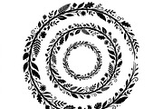 50 Elegant Floral Leaf Spiral Frame, a Decorative Illustration by Amazin_art (Thumbnail 21 of 39)