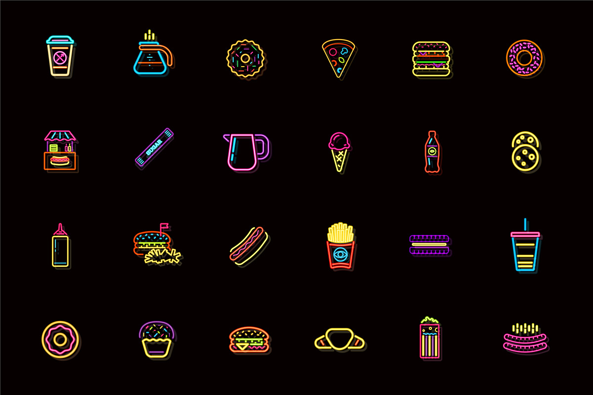 Awesome Street Neon Signs with Fonts preview 4