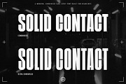 Solid Contact Condensed Sans Serif, a Sans Serif Font by Pathfinder Goods (Thumbnail 2 of 8)