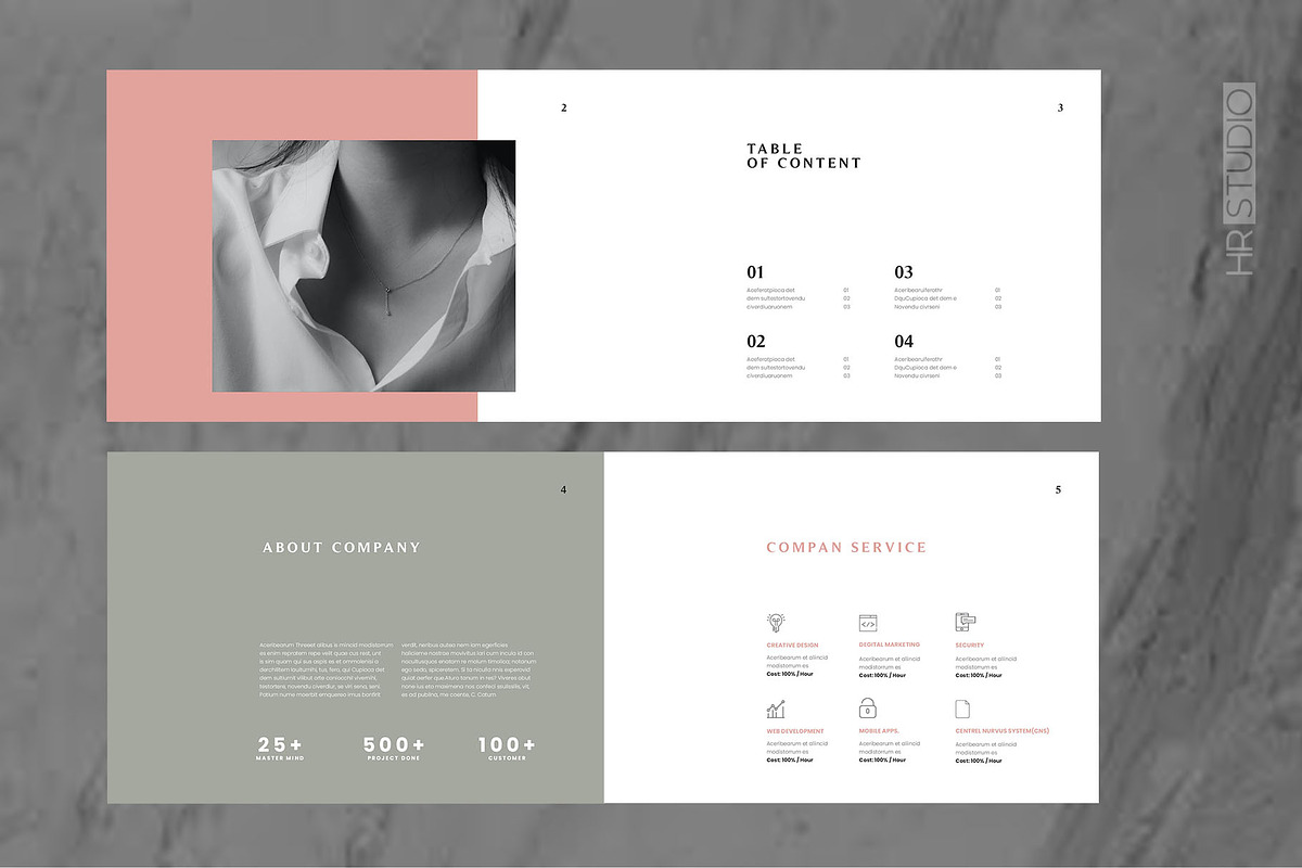 Landscape Company Profile | InDesign, a Brochure Template by HR Studio (Photo 4 of 9)