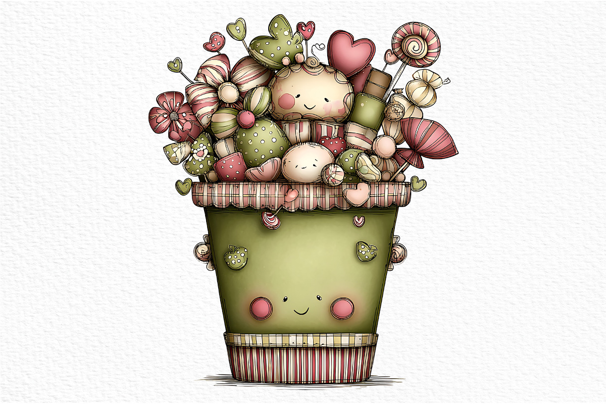 Whimsical Halloween Clipart Bundle, an Illustration by Craft Nest (Photo 4 of 6)