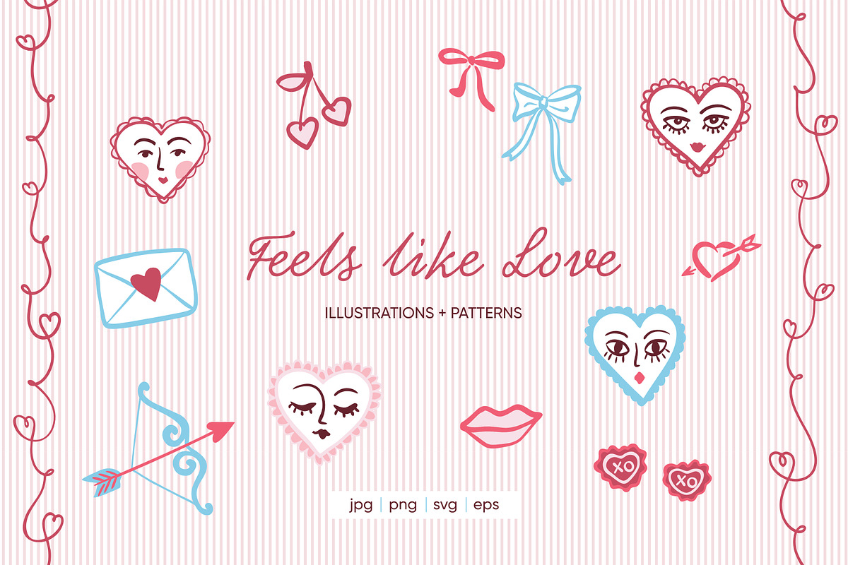 FEELS LIKE LOVE collection, a Graphic by SurfaceStories (Photo 1 of 10)