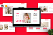 Cosmetic - Beauty Care Google Slide, a Presentation Template by Deepslide Studio (Thumbnail 1 of 6)