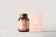 Amber Glass Bottle Mockups, a Cups & Container Mockup by pmvch (Thumbnail 4 of 20)